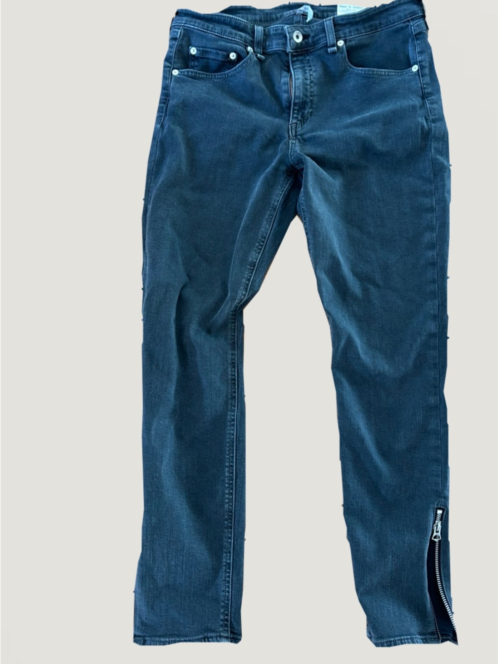 rag and bone Black Women's Jeans with Ankle Zipper